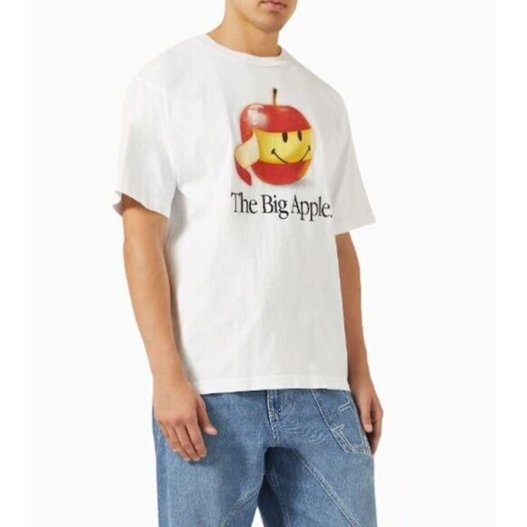 Chinatown Market Cotton Smiley Big Apple T-shirt Size: L NWOT - Picture 2 of 4